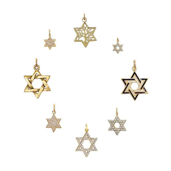 Star of David Charms
