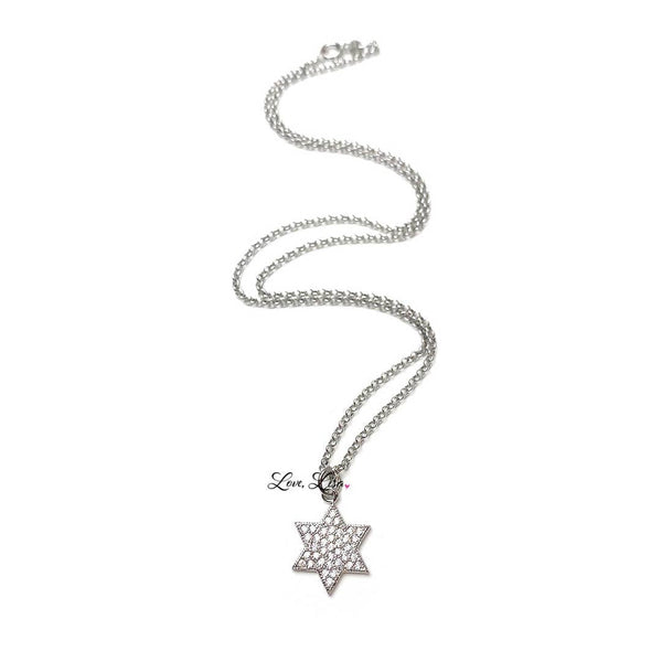 Amy Stunning Star of David Necklace