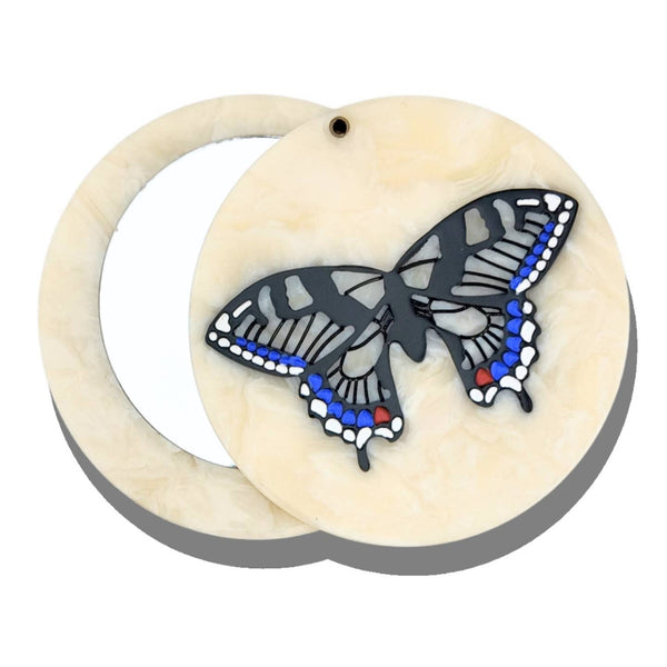 Hand-Painted Compact Mirror