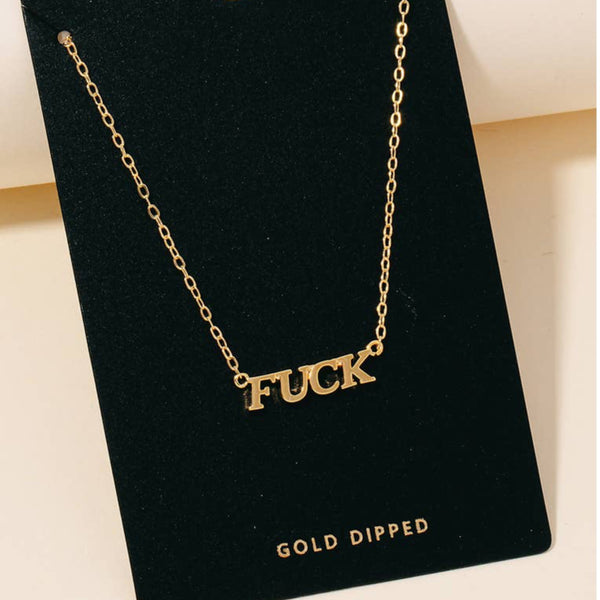 F*ck Necklace