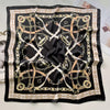 Elegant Chain-Link Square Scarf
