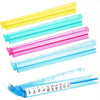 Set of 4 Modern Mahj Jong Rack with Pushers (Colorful or Clear)