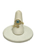 CZ Evil Eye Adjustable Ring