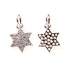 Pave Star of David Charm