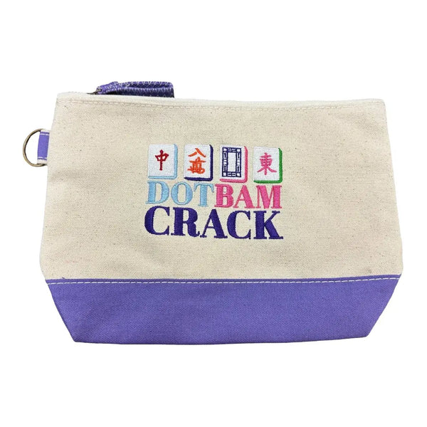 Dot Bam Crack Mahjong Bag-Cosmetic Bag