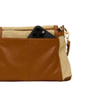 Hammitt Bryant Medium Cocoa Raffia Shoulder/Crossbody Bag