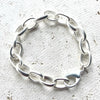 Brushed Oval Link Bracelets