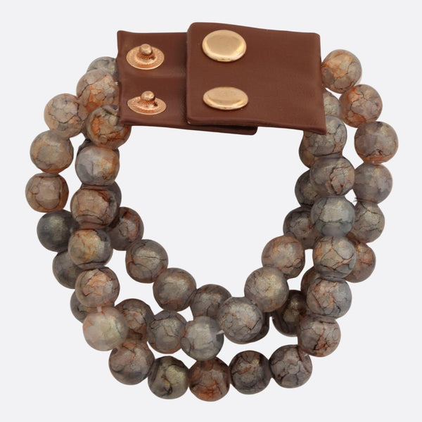 3 Row Beaded Bracelet