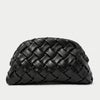 Woven Dumpling Clutch Bag