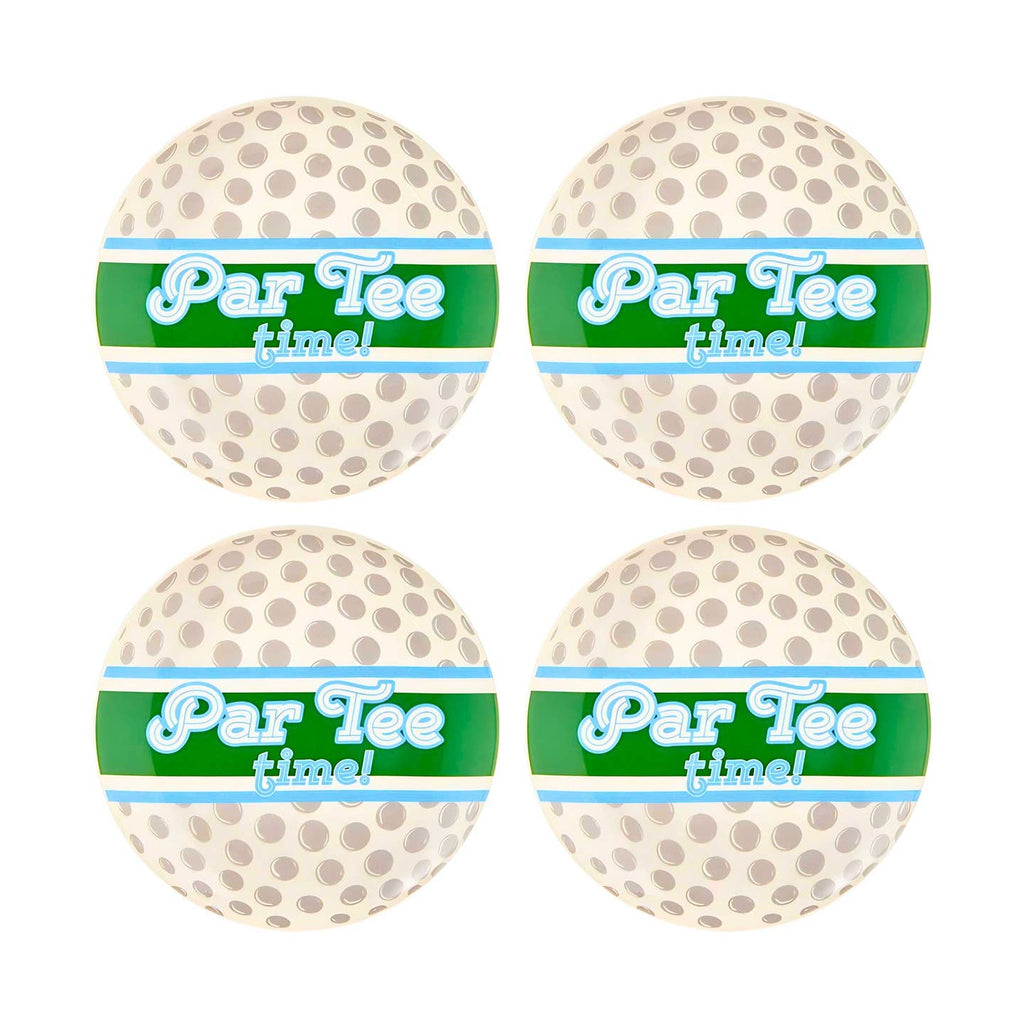 Set of 4 Golf Appetizer Plates