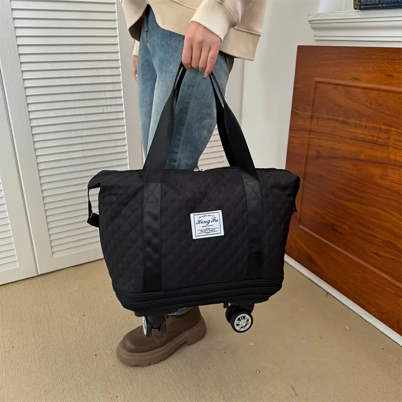 Expandable Quilted Travel Bag