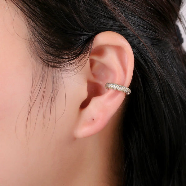 24K Gold Micro Pave Ear Cuffs