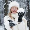 Genuine Sheepskin Leather Touch Gloves