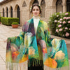 Gorgeous Floral Design Scarf/Shawl
