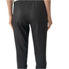 Coated Zip Jogger Pant In Black