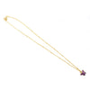Gold and Colored Pave Butterfly Necklace