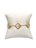 Five-Station Mother of Pearl Clover Bracelet