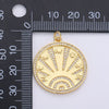 Gold Lucky Coin Talisman Charm Pendant
