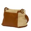 Hammitt Bryant Medium Cocoa Raffia Shoulder/Crossbody Bag