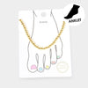 Gold Dipped Metal Ball Anklet