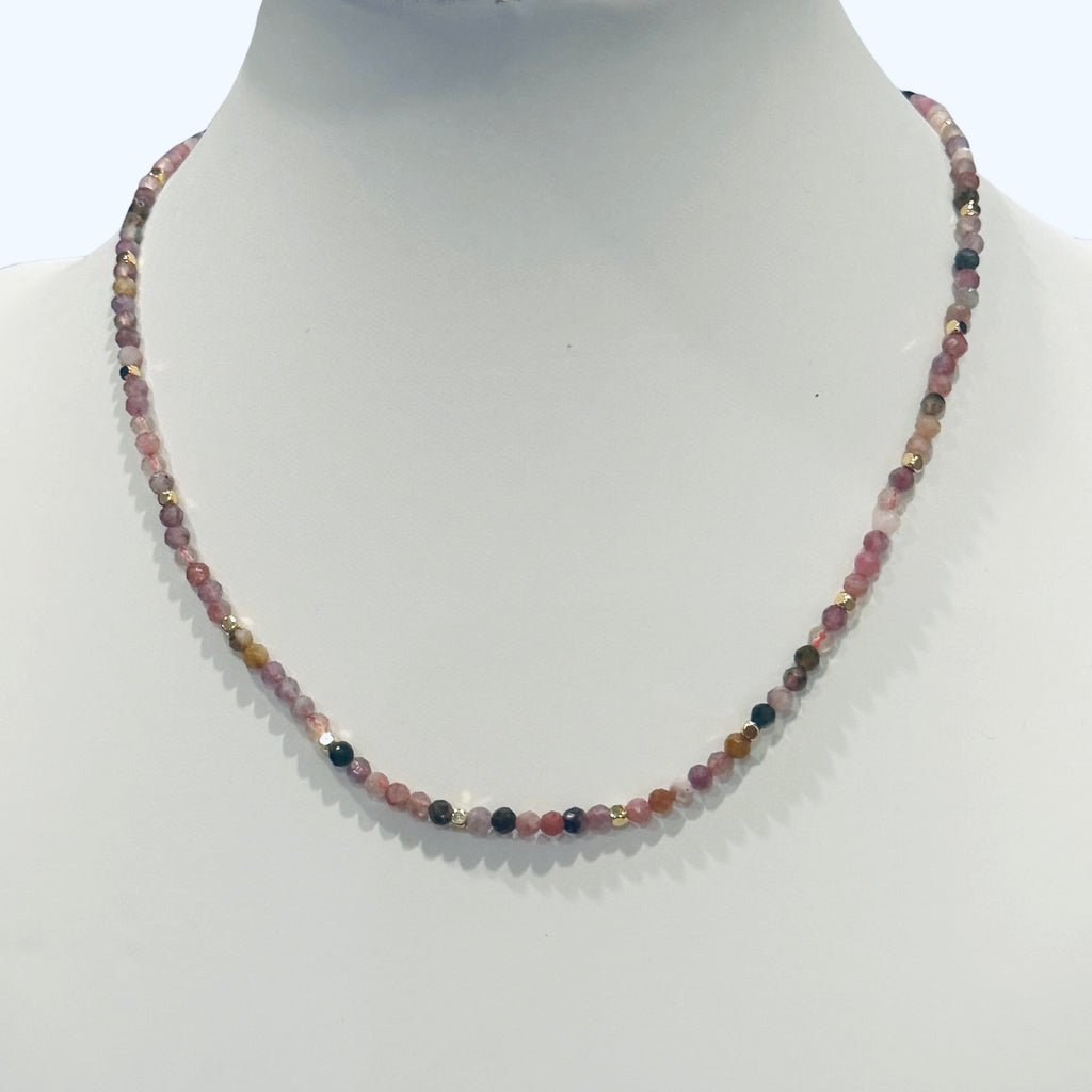 Semi Precious Stone Bead Necklace