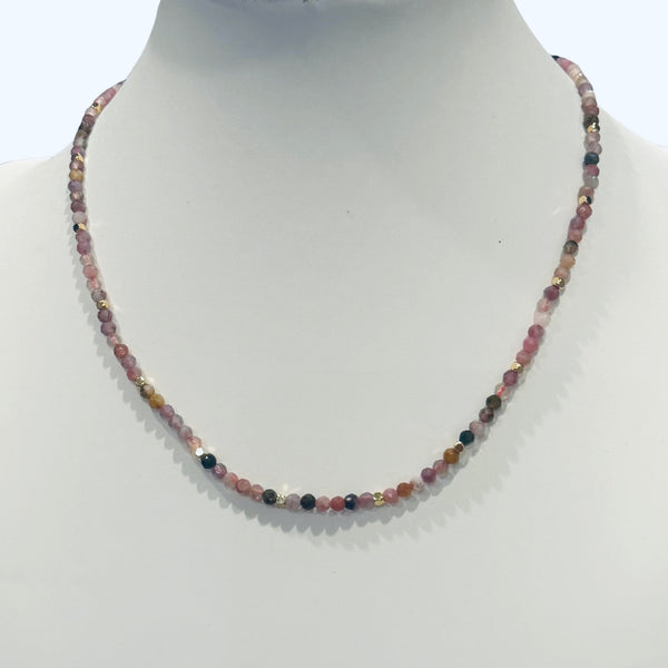 Semi Precious Stone Bead Necklace