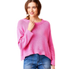 Suzy D Wolfe Sweater With Curved Hem