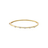 Gold Scattered CZ Bangle