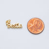 14K Gold Filled “Bestie” Script Charm