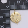 Micro Pave Starry Night Round Charm