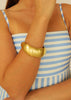 Matte Gold Bangle Bracelet