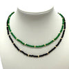 Beautiful Beaded Necklace with Gold Spacers