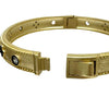 CZ Gold Bangle Bracelet