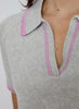Design History Pure Cashmere Polo Sweater