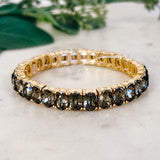 Smokey Grey Stretch Bracelet