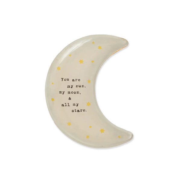 You Are My Sun, My Moon, & All My Stars Moon Trinket Dish