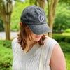 Distressed Black Dreaming Heart Ball Cap