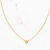 Teeny Tiny Gold Star of David Necklace
