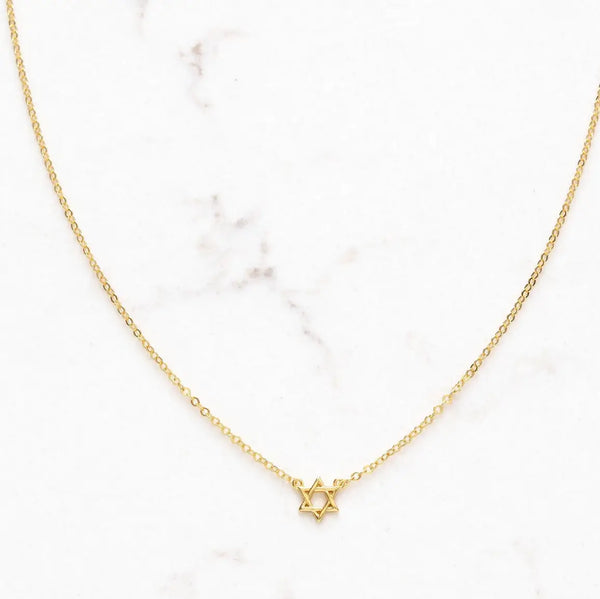 Teeny Tiny Gold Star of David