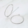 Lightweight CZ Hoops