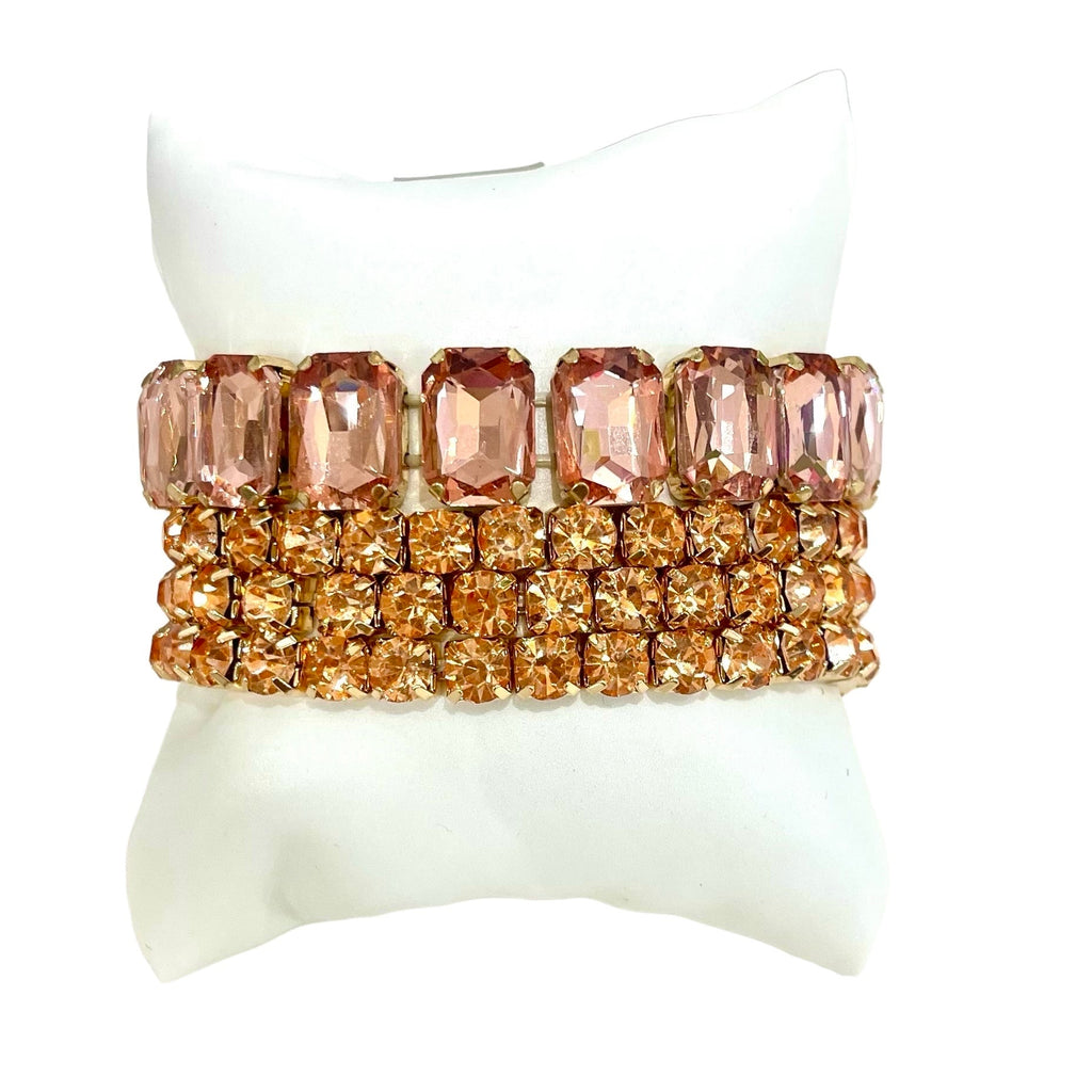 Stunning Crystal stretch Bracelet Set