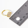 Gold Dipped Mother of Pearl Quatrefoil Adjustable Ring