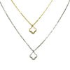 Sterling Silver Mother Of Pearl Clover Necklace