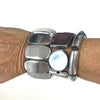 Recycled Aluminum Stretch Oval Bracelet