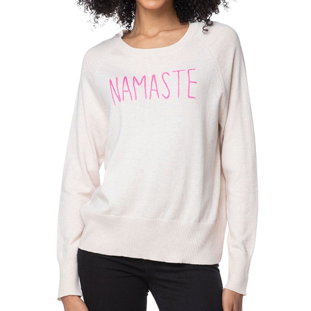 Namaste Embroidered Sweater