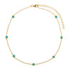 Turquoise Diamond By The Yard Choker