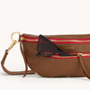 Hammitt Charles Mahogany Pebble Crossbody Leather Bag