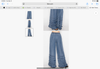 Boho Tiered Chambray Wide Leg Palazzo Pants