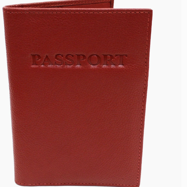 RFID Genuine Leather Passport Case