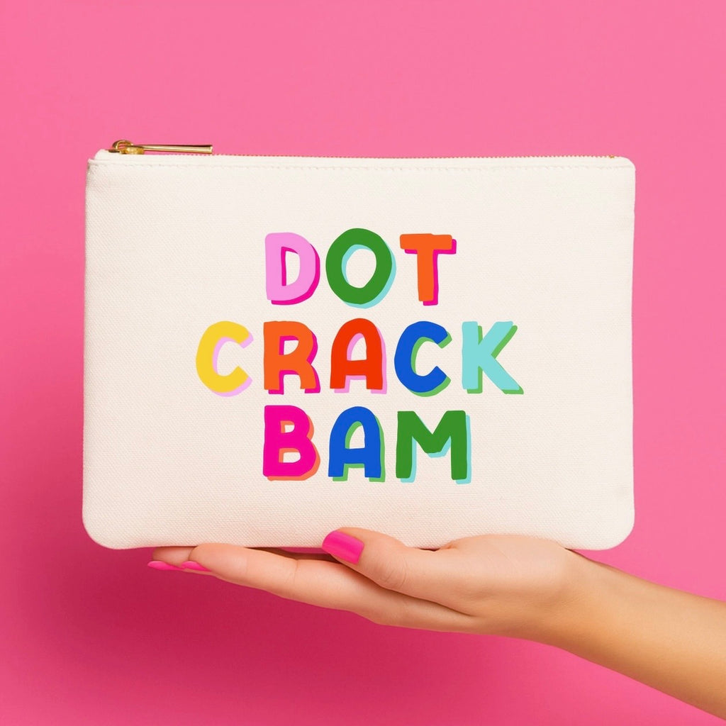 Dot Crack Bam Canvas Bag